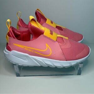 Nike Kids Pink and Yellow Sneakers